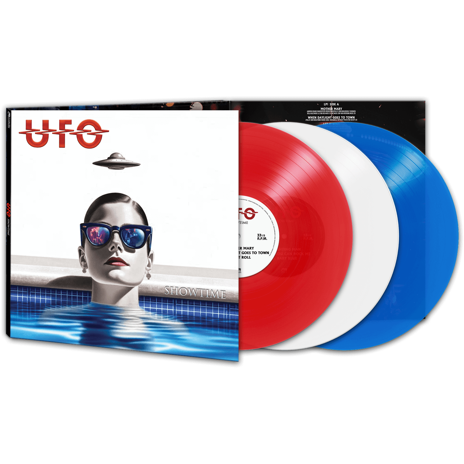 UFO - Showtime (3x - Colored Vinyl) - Cleopatra Records