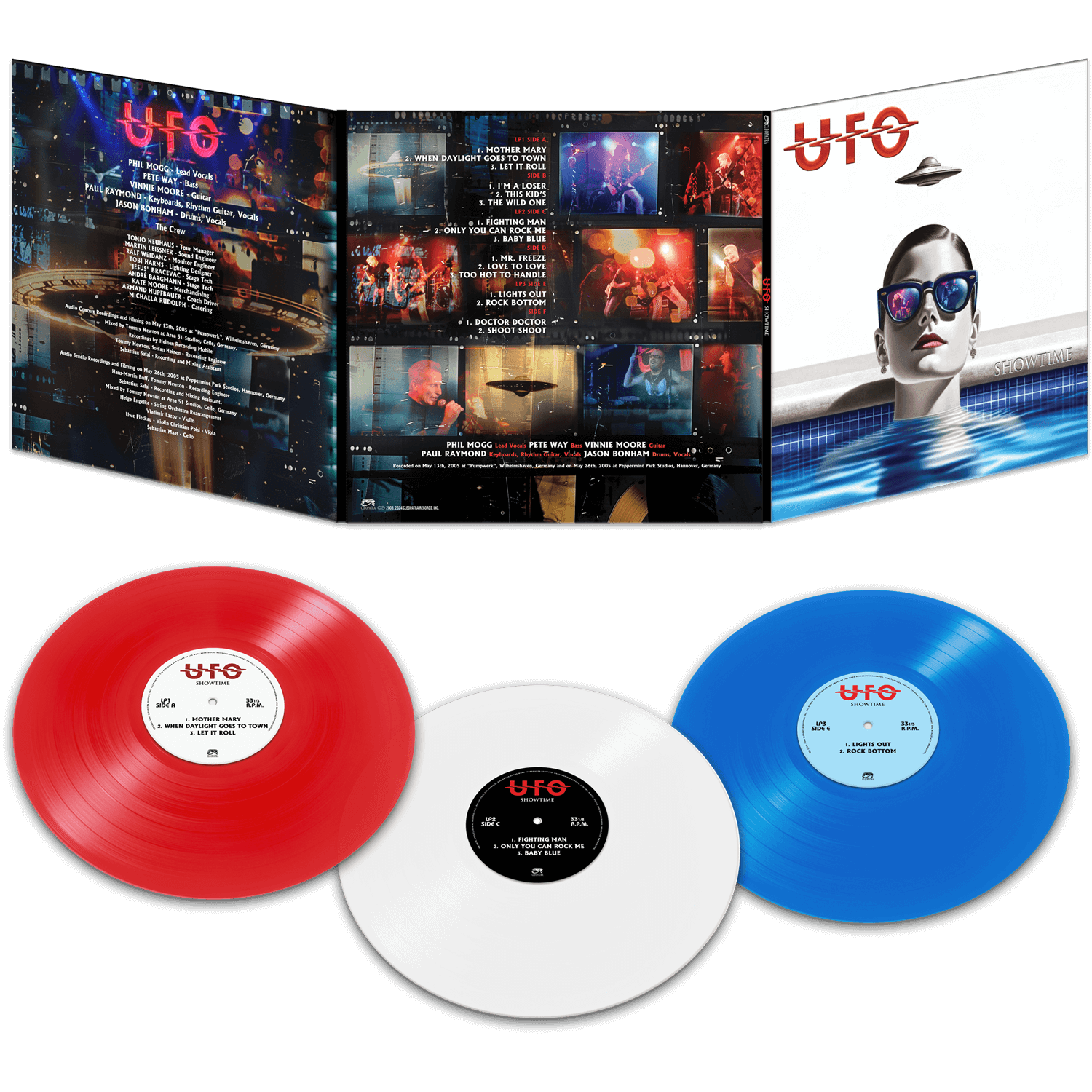 UFO - Showtime (3x - Colored Vinyl) - Cleopatra Records