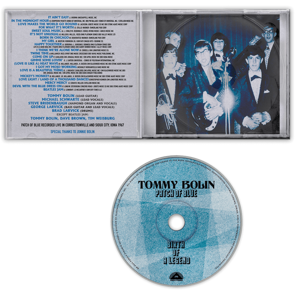 Tommy Bolin - Patch Of Blue - Birth Of A Legend (CD) - Cleopatra Records