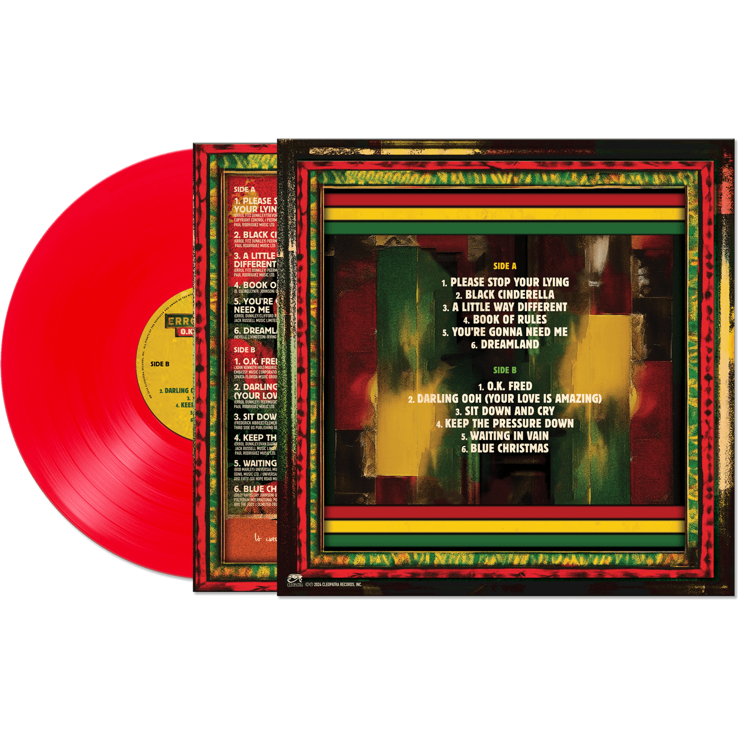 Errol Dunkley - OK Fred - Best Of (Red Vinyl) - Cleopatra Records Errol Dunkley - OK Fred - Best Of (Red Vinyl) - Cleopatra Records