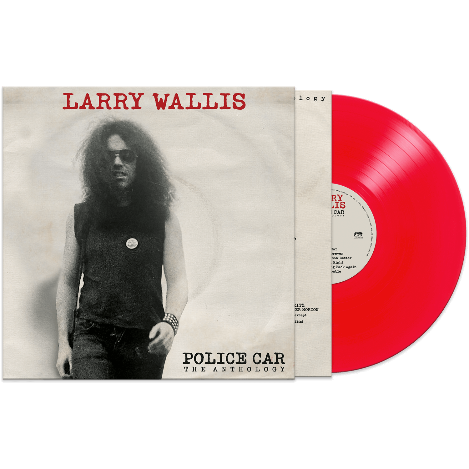 Larry Wallis - Police Car: The Anthology (Red Vinyl + Poster)