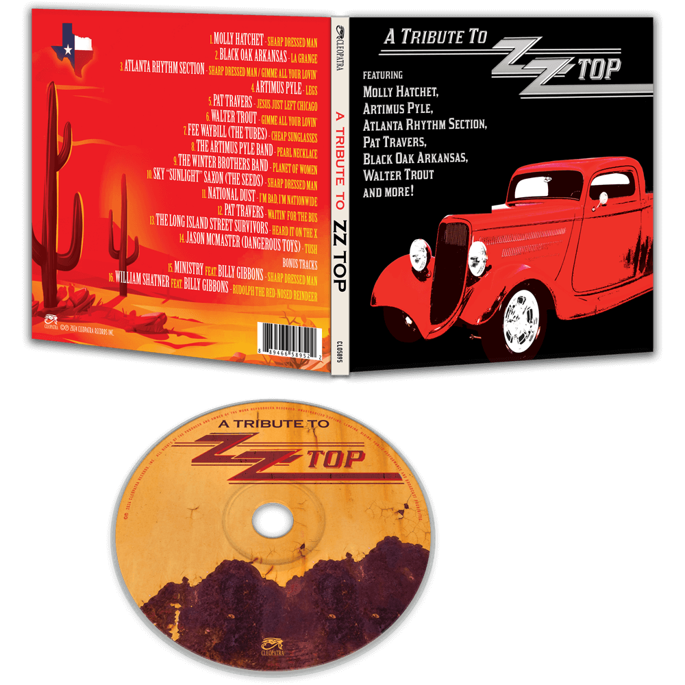 A Tribute To ZZ Top (CD) - Cleopatra Records A Tribute To ZZ Top (CD) - Cleopatra Records