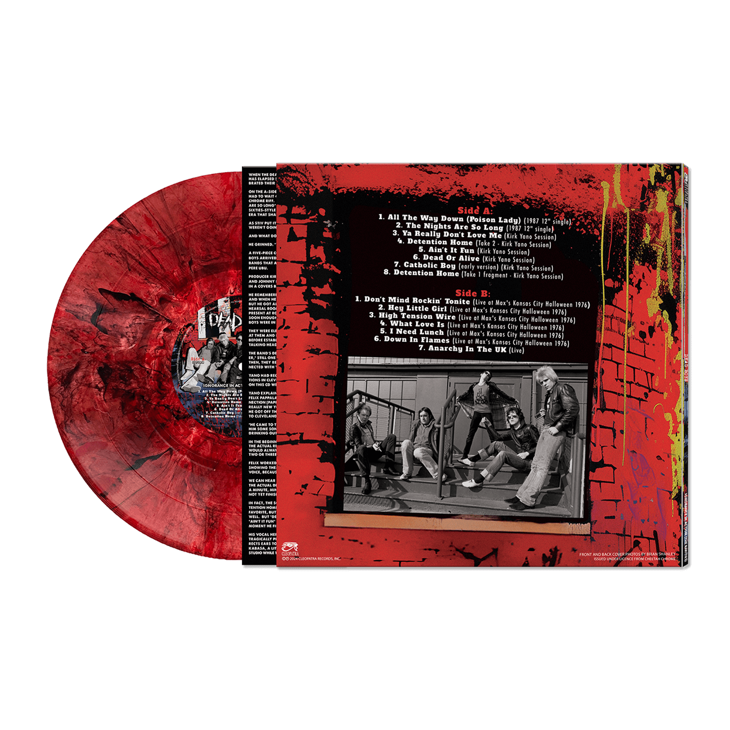 Dead Boys - Ignorance In Action (The Rarities) (Red Marble Vinyl Dead Boys - Ignorance In Action (The Rarities) (Red Marble Vinyl