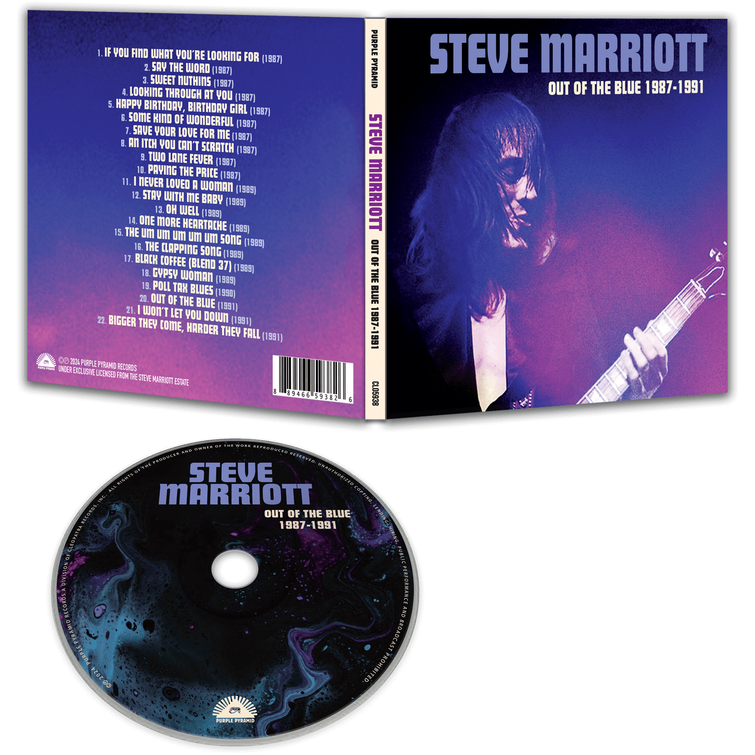 Steve Marriott - Out Of The Blue 1987-1991 (CD Digipak) - Cleopatra Records