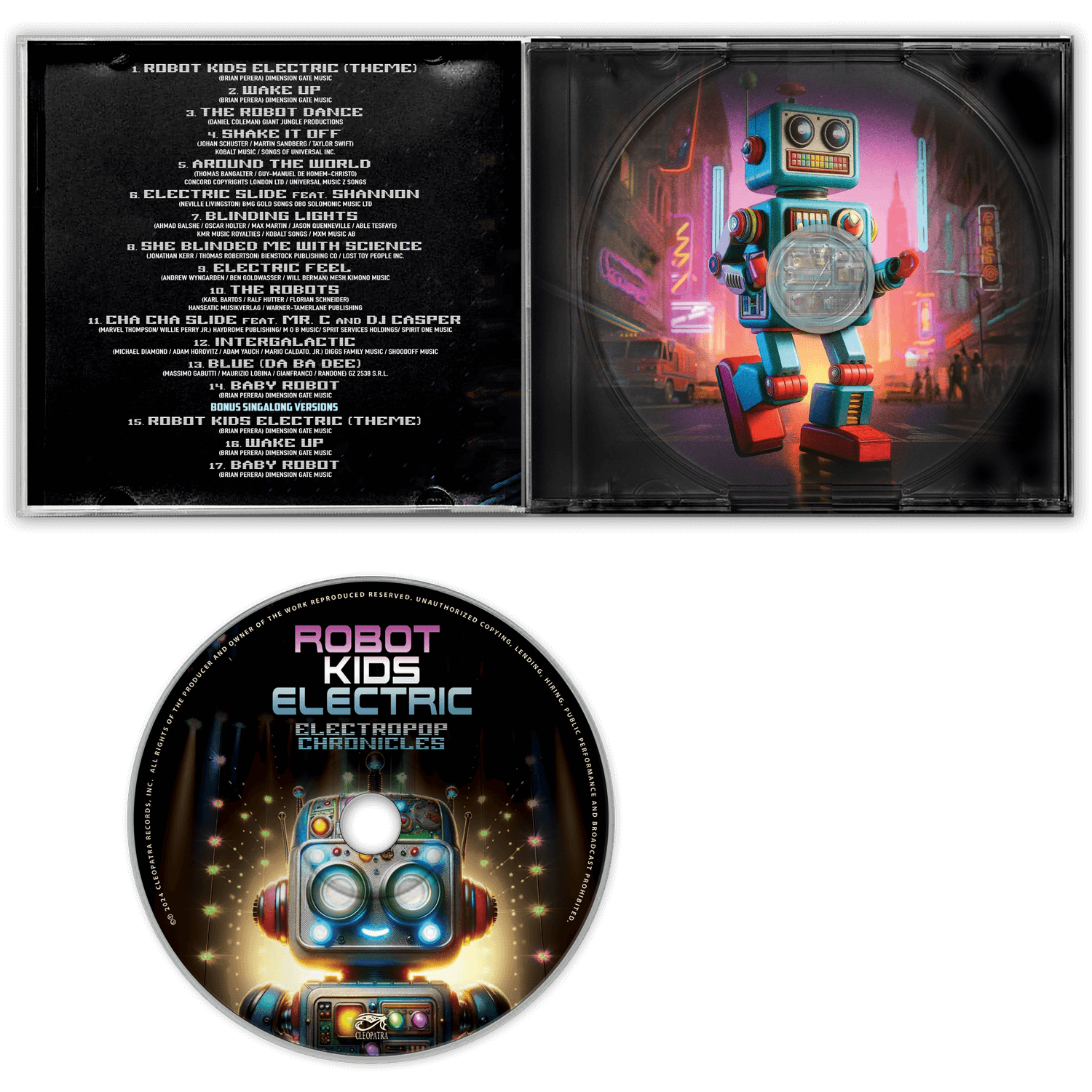 Robot Kids Electric - ElectroPop Chronicles (CD) - Cleopatra Records