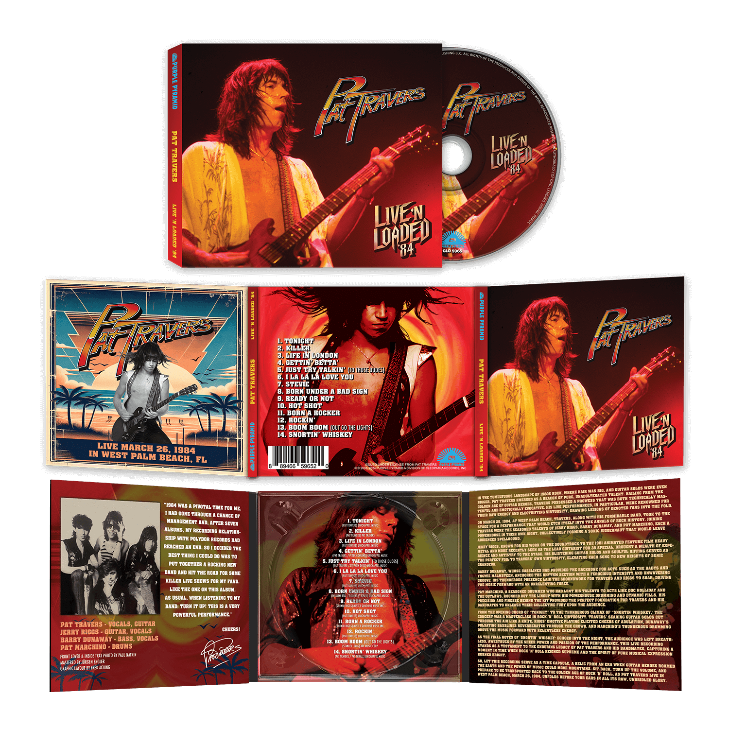 Pat Travers - Live 'N Loaded '84 (CD Digipak)