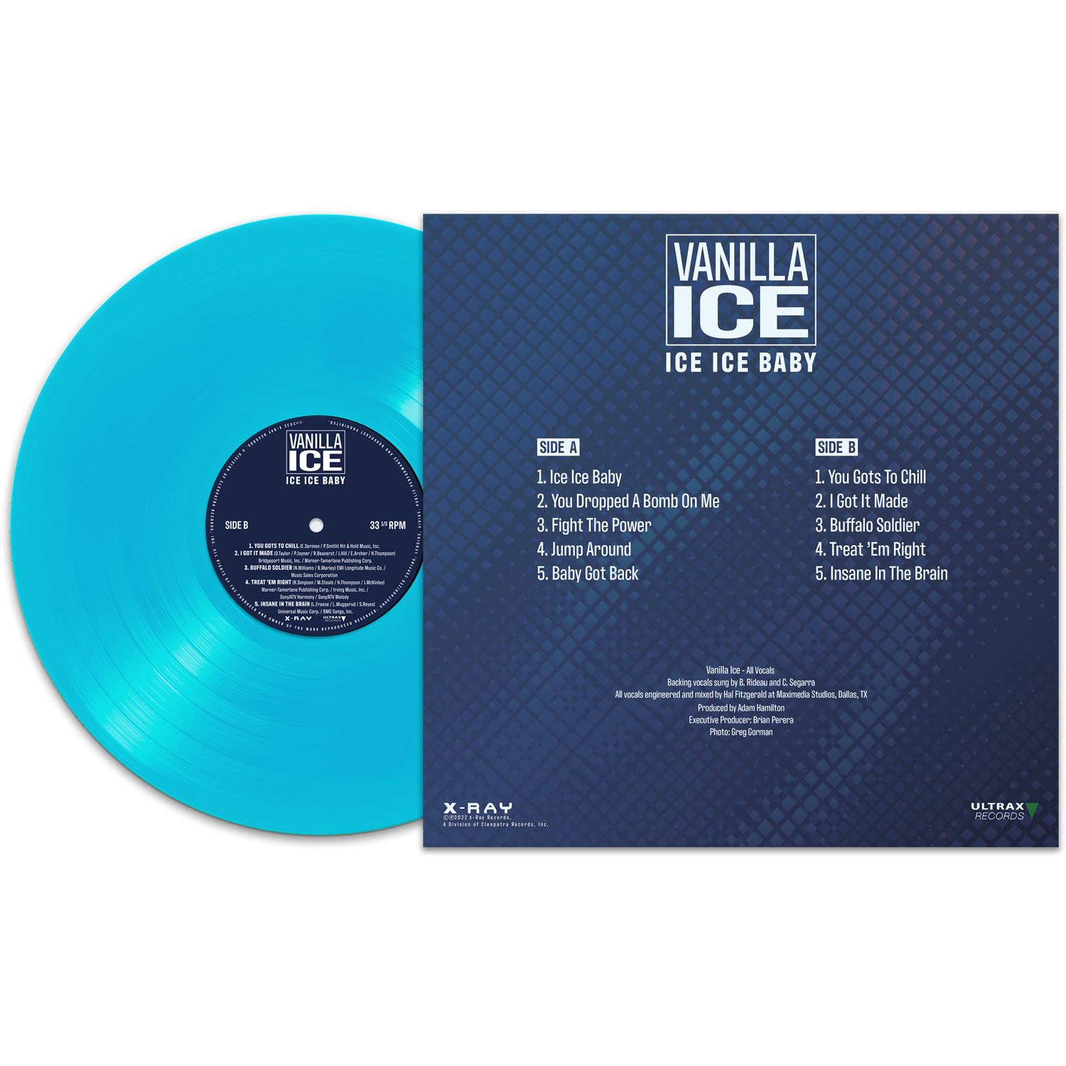 Vanilla Ice - Ice Ice Baby (Ice Blue Vinyl) - Cleopatra Records