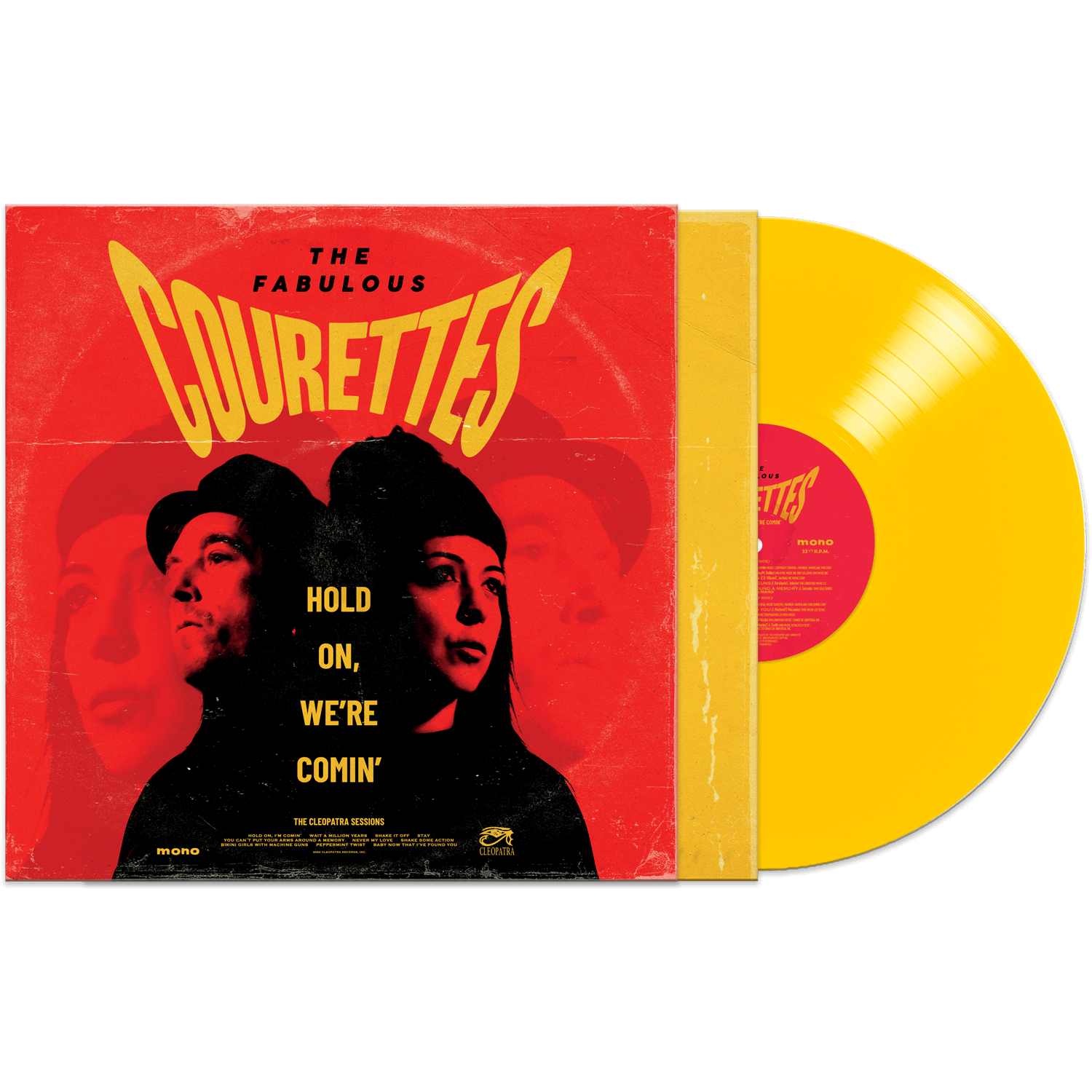The Courettes - Hold On, We're Comin' (Yellow Vinyl)