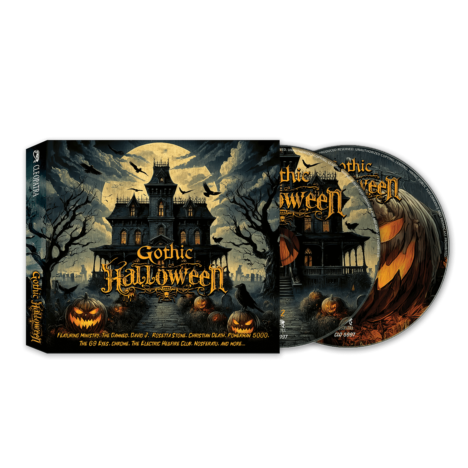 Gothic Halloween (2 CD) + Silent Bite (Blu-Ray) Bundle - Cleopatra Records