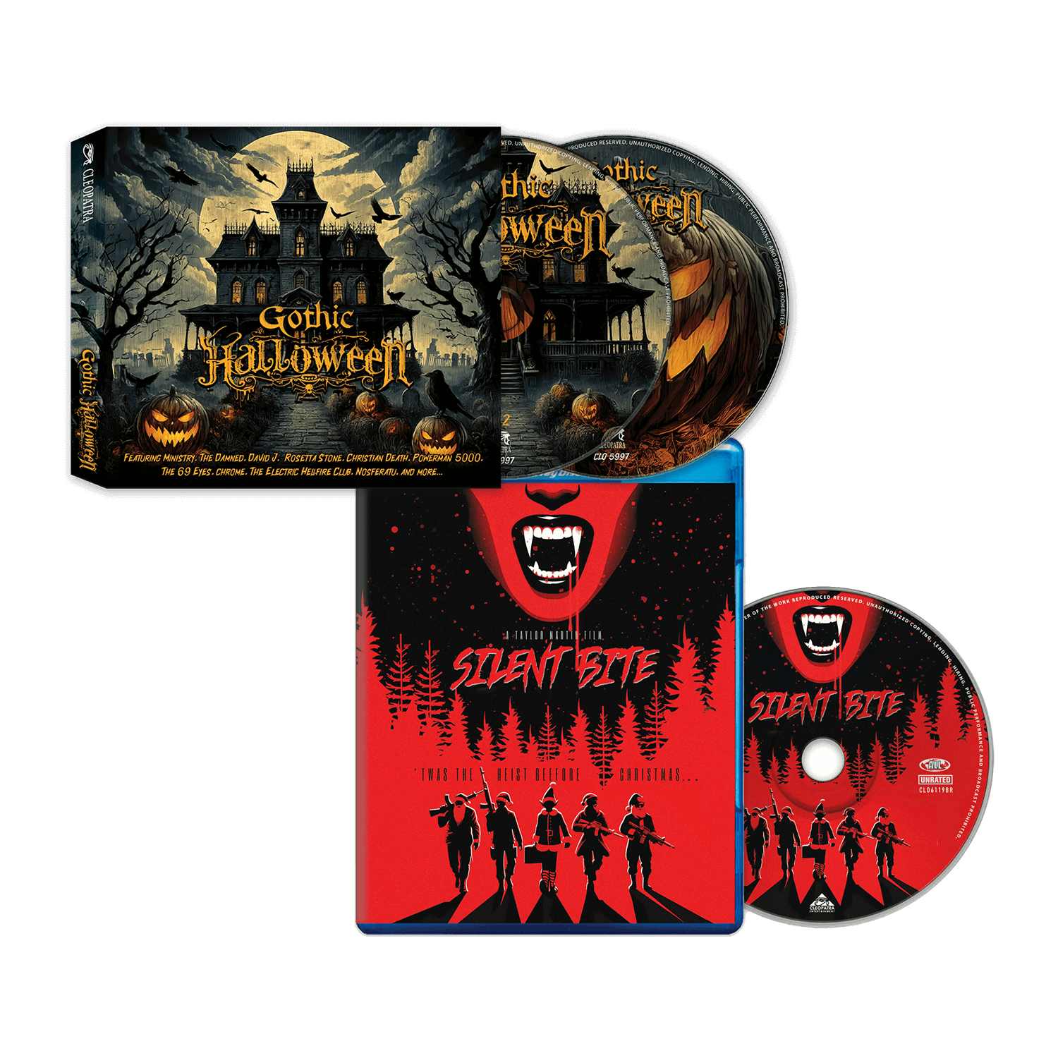 Gothic Halloween (2 CD) + Silent Bite (Blu-Ray) Bundle