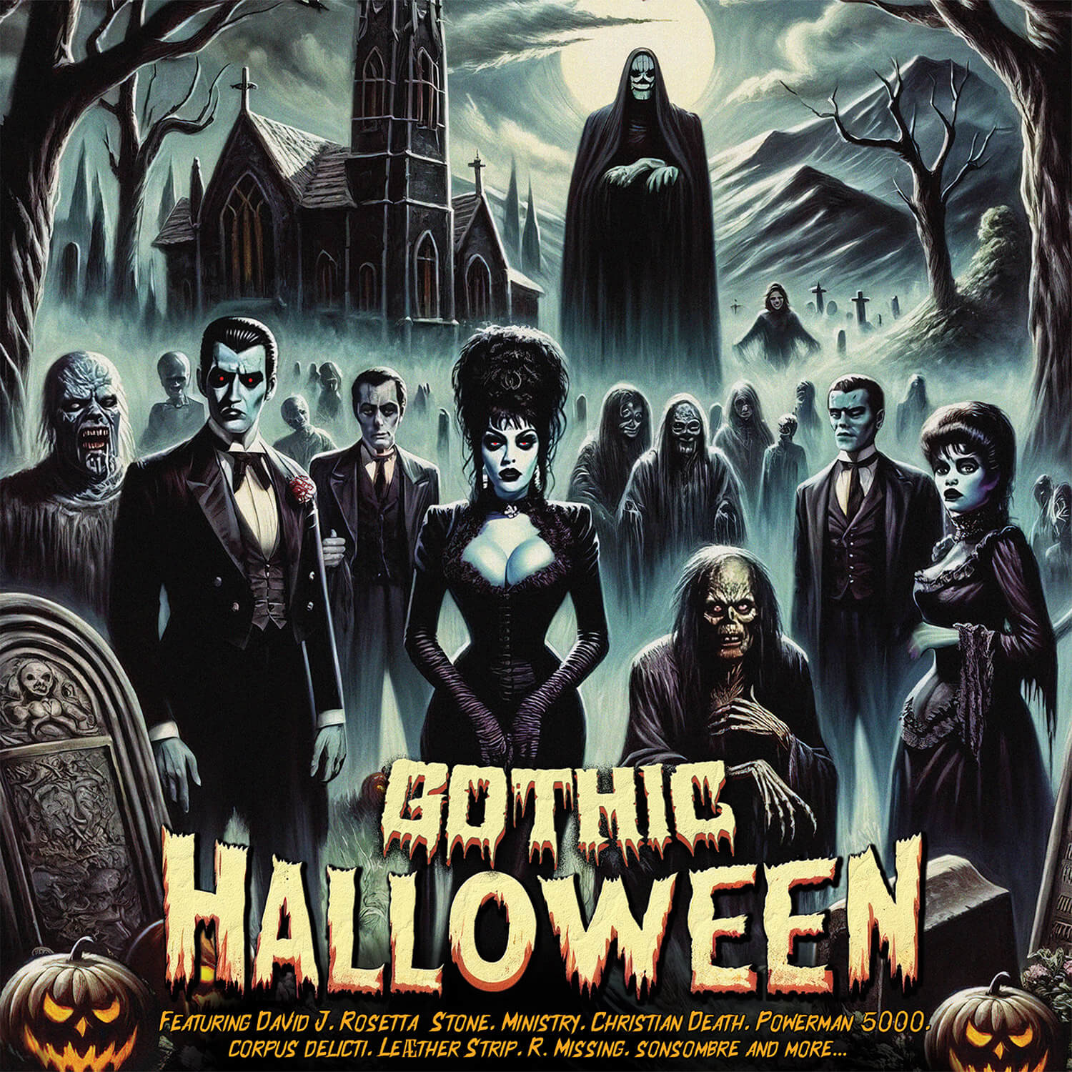 Gothic Halloween (Glow in the Dark Vinyl) + Cocaine Werewolf (Blu-Ray) Bundle