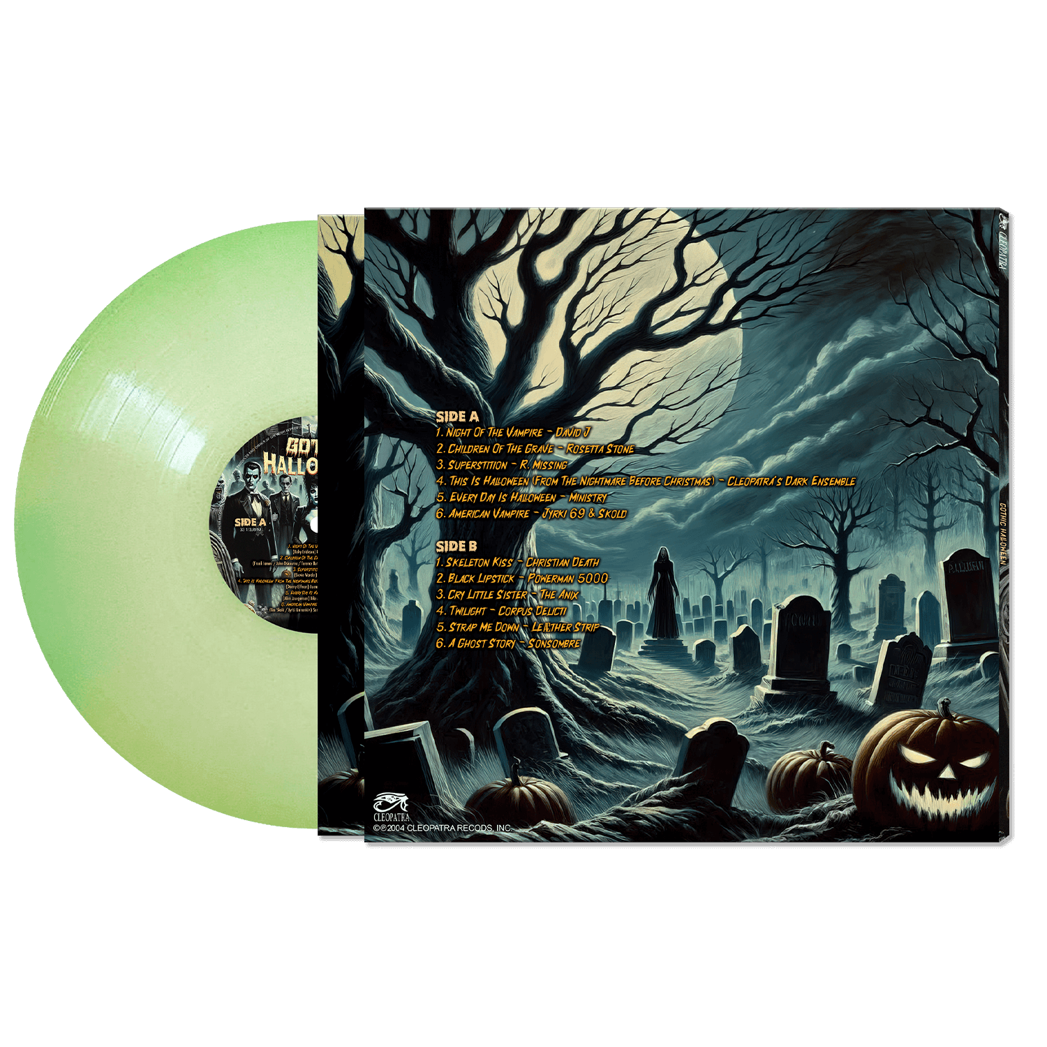 Gothic Halloween (Glow in the Dark Vinyl) + Silent Bite (Blu-Ray) Bundle - Cleopatra Records