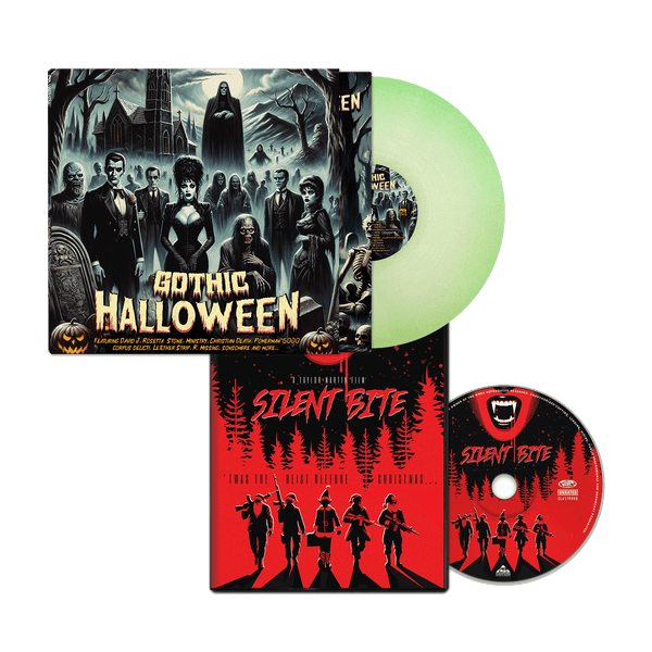 Gothic Halloween (Glow in the Dark Vinyl) + Silent Bite (DVD) Bundle - Cleopatra Records