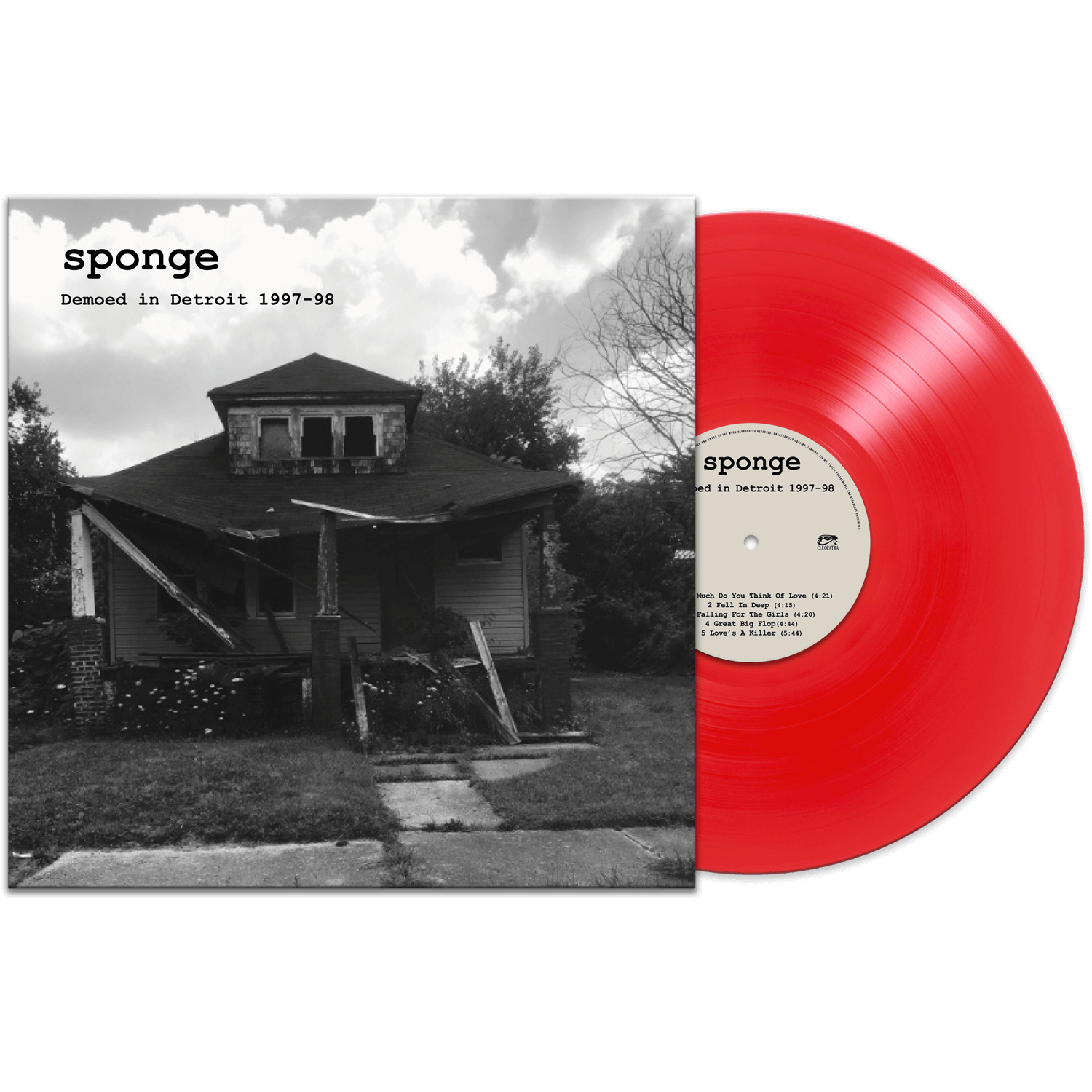 Sponge - Demoed In Detroit 1997 - 98 (Red Vinyl) - Cleopatra Records