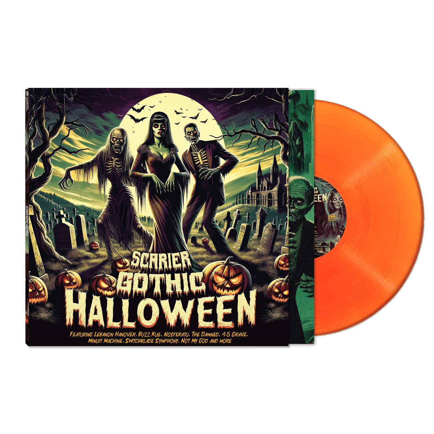 Scarier Gothic Halloween (Orange Vinyl) - Cleopatra Records