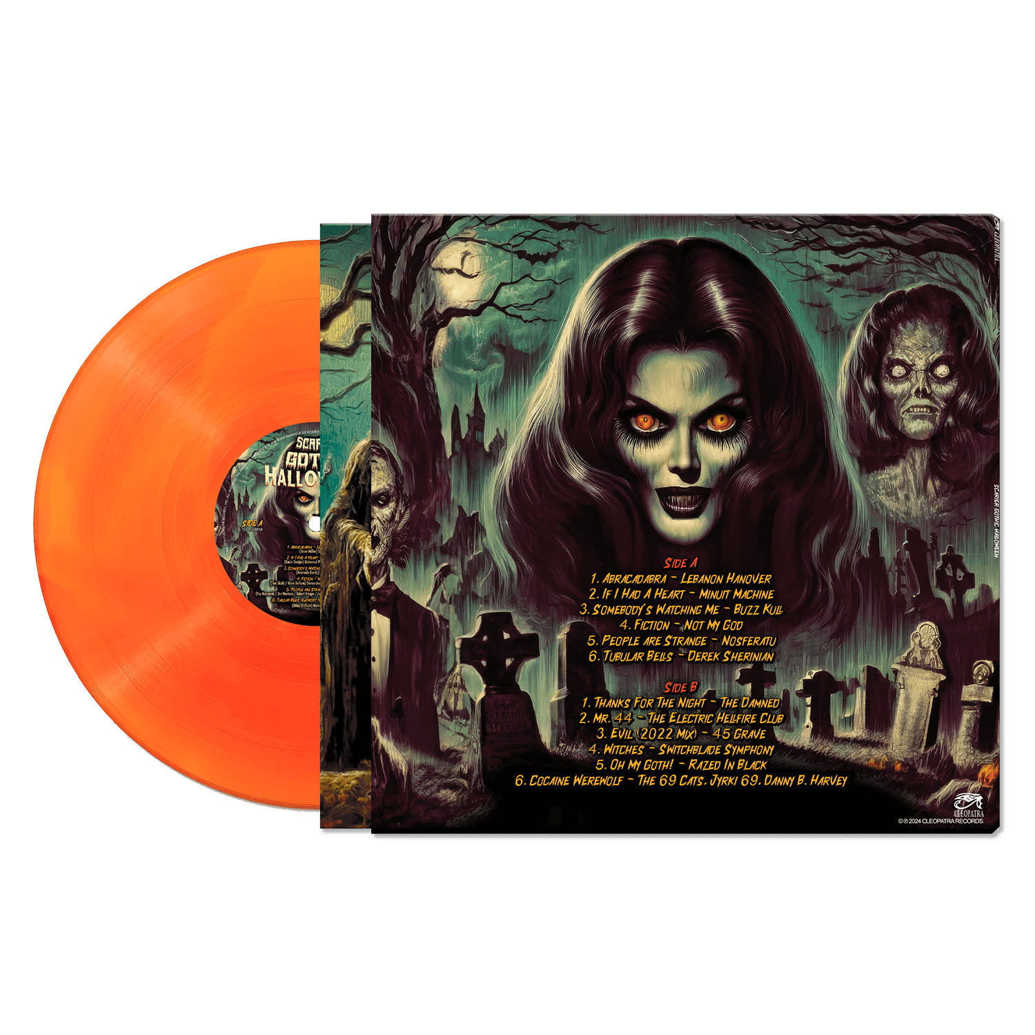 Scarier Gothic Halloween (Orange Vinyl) - Cleopatra Records