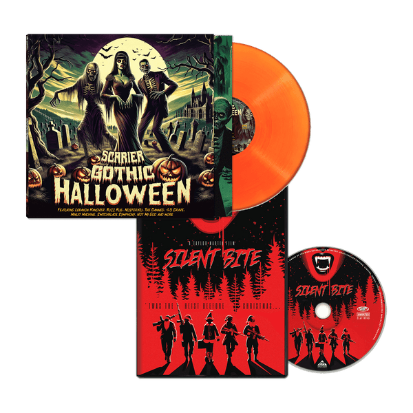 Scarier Gothic Halloween (Orange Vinyl) + Silent Bite (DVD) Bundle - Cleopatra Records