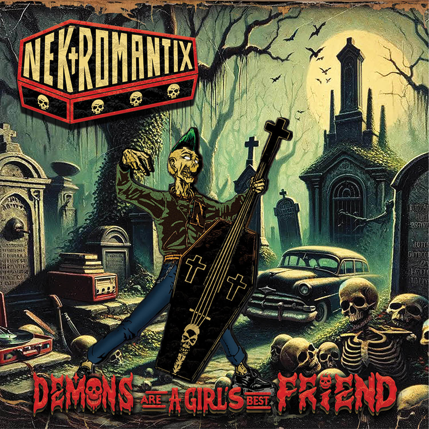 Nekromantix - Demons Are A Girl's Best Friend (CD) - Cleopatra Records