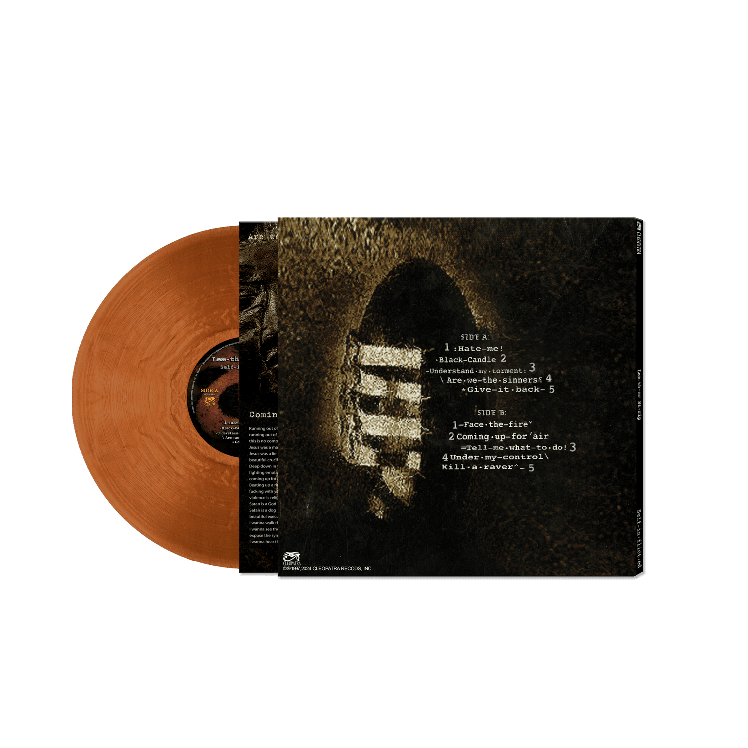 Leæther Strip - Self Inflicted (Copper Vinyl) - Cleopatra Records