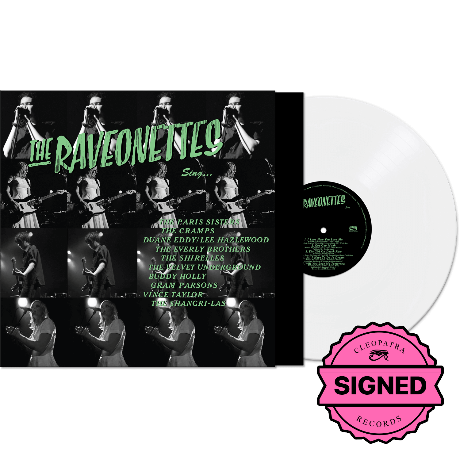 The Raveonettes - The Raveonettes Sing (White Vinyl LP - Signed by Sune Rose Wagner/Sharin Foo)