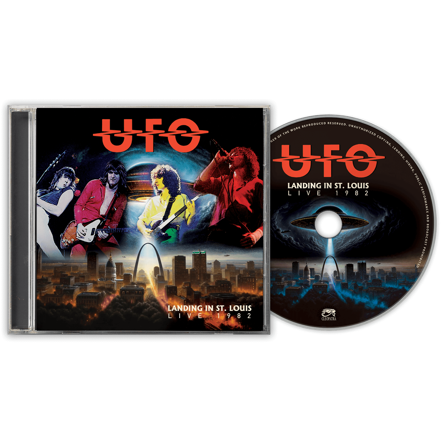 UFO - Landing In St. Louis - Live 1982 (CD Jewel Case) - Cleopatra Records