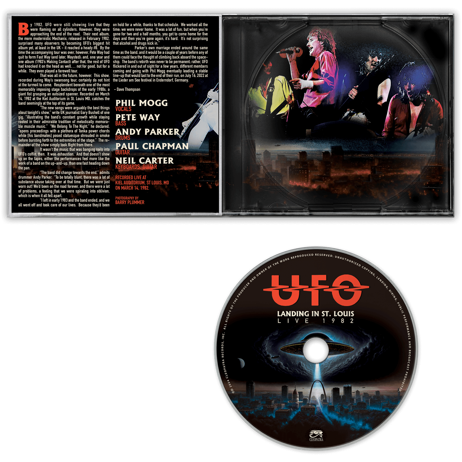 UFO - Landing In St. Louis - Live 1982 (CD Jewel Case) - Cleopatra Records