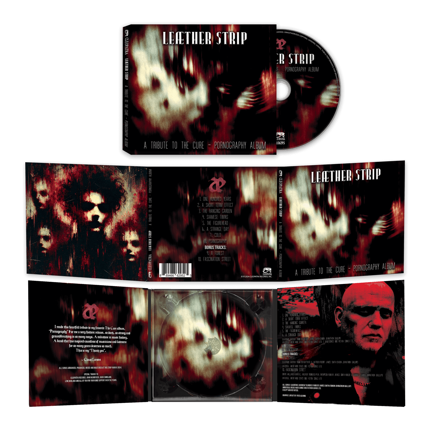 Leæther Strip - A Tribute to The Cure - Pornography Album (CD Leæther Strip - A Tribute to The Cure - Pornography Album (CD