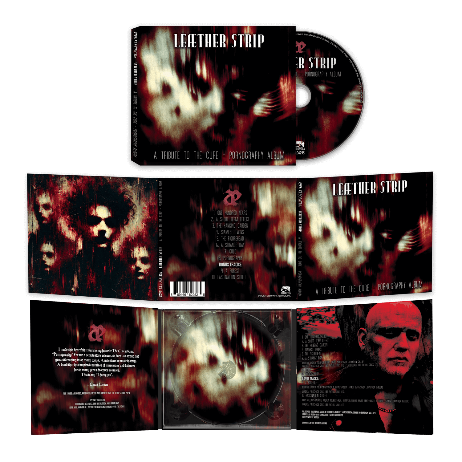 Leæther Strip - A Tribute to The Cure - Pornography Album (CD)