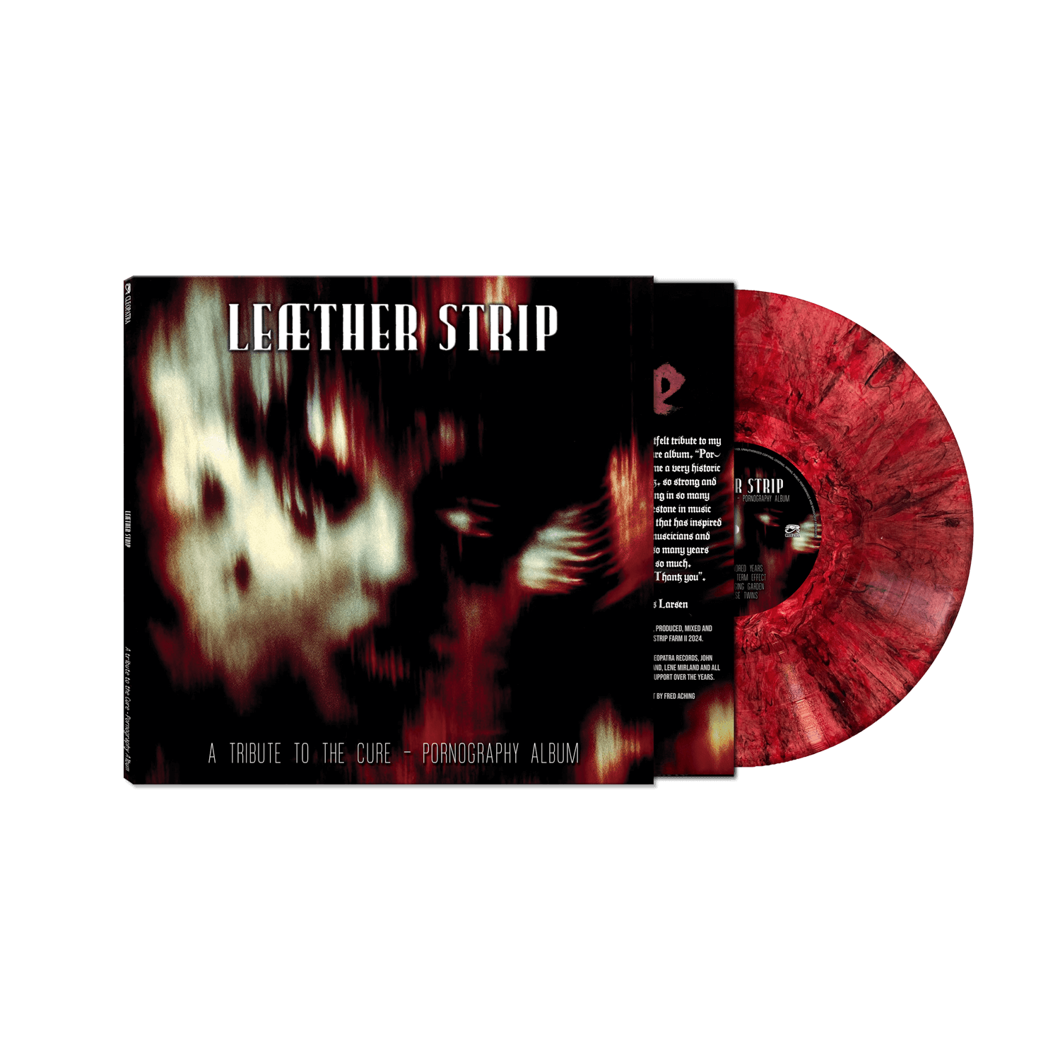 Leæther Strip - A Tribute to The Cure - Pornography Album (Red Marble)