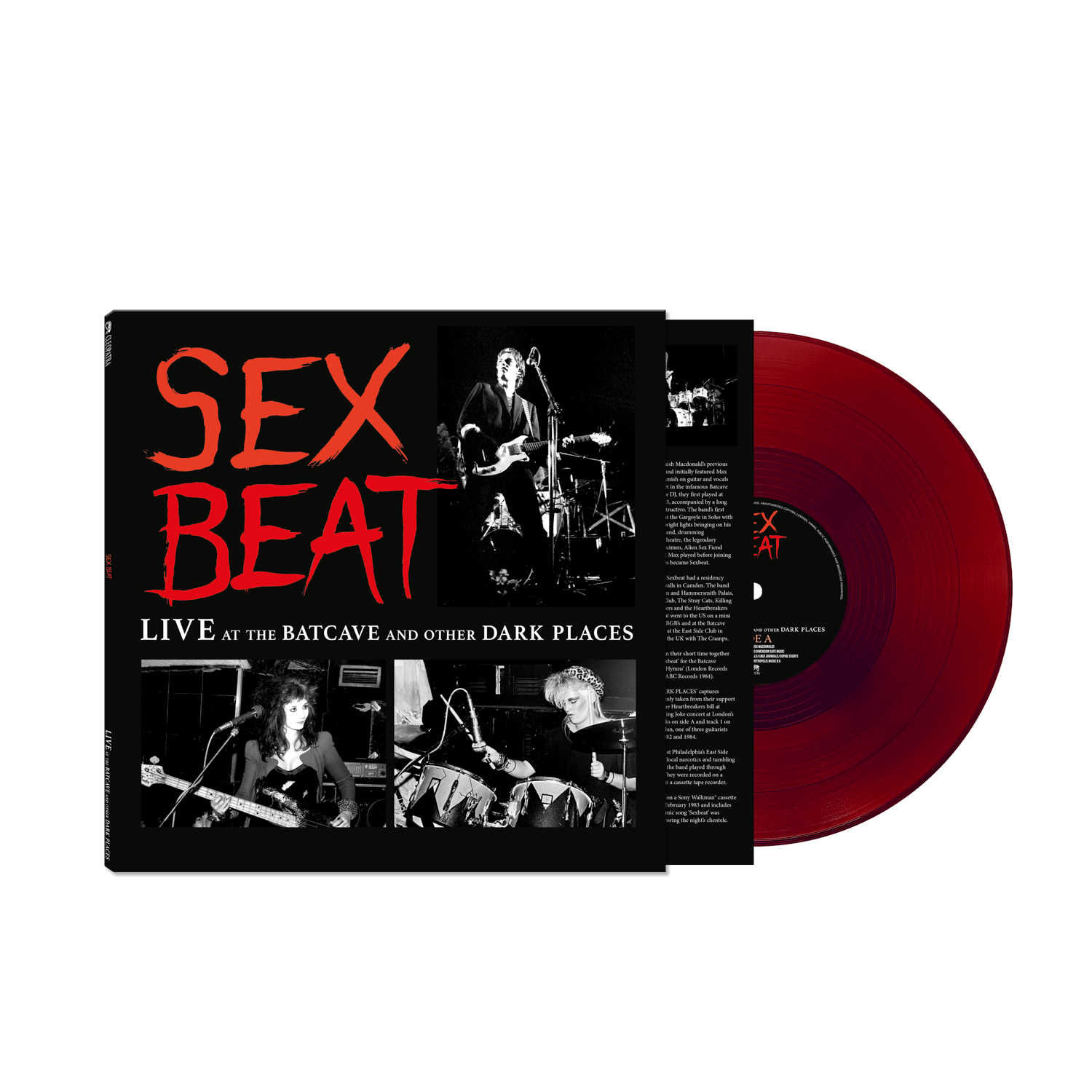 Sexbeat - Live At The Batcave And Other Dark Places (Red Vinyl)