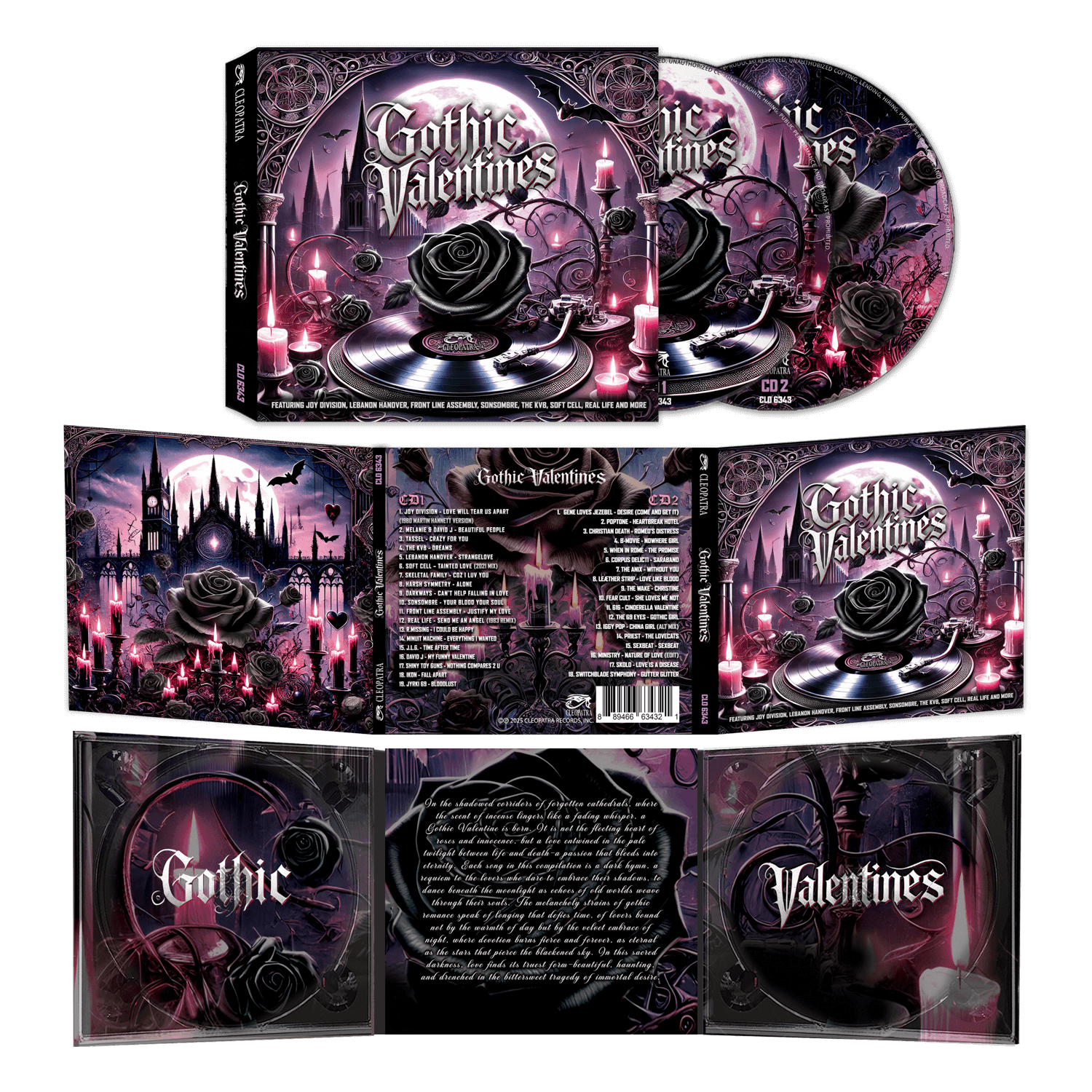 Gothic Valentines (2 CD) - Cleopatra Records Gothic Valentines (2 CD) - Cleopatra Records