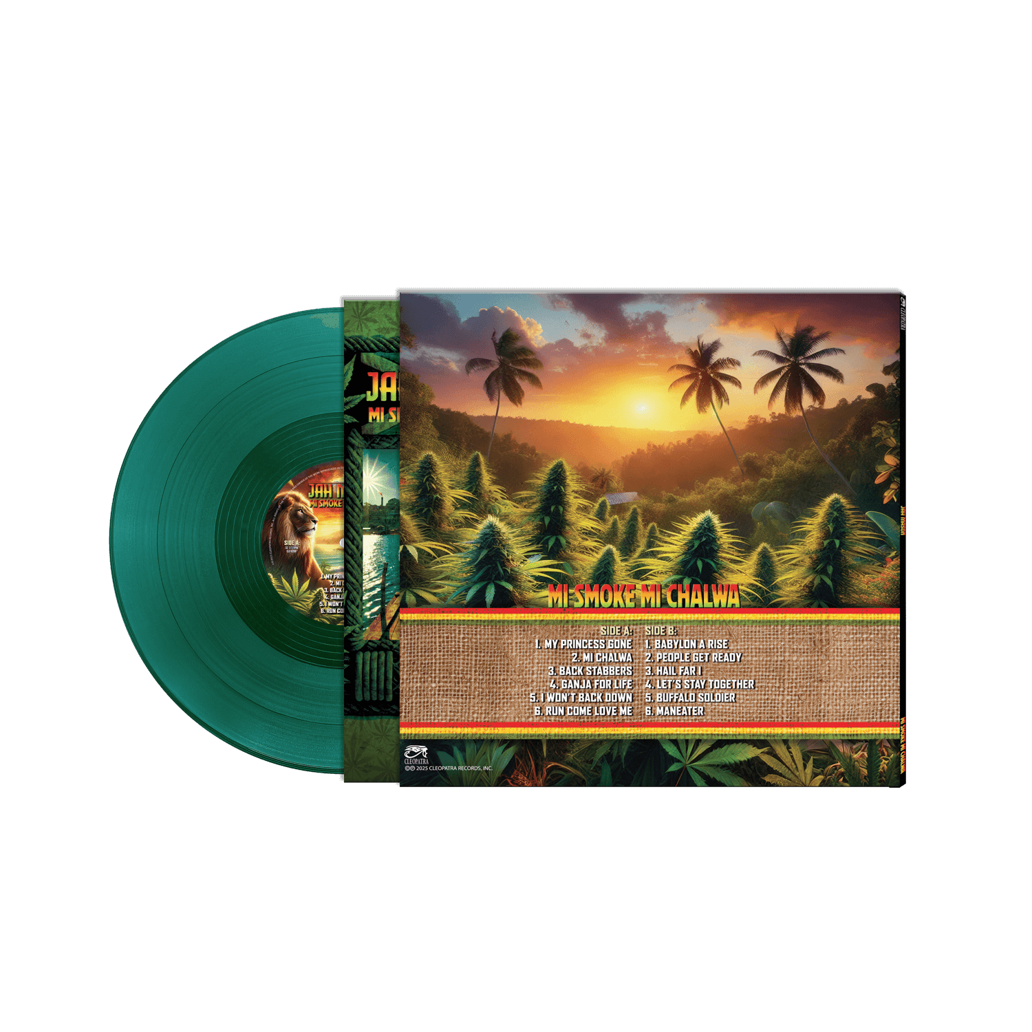 Jah Mason - Mi Smoke Mi Chalwa (Green Vinyl LP)