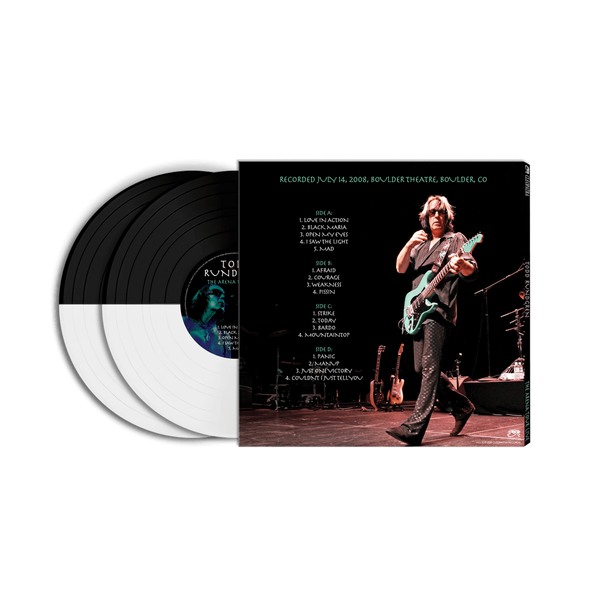 Todd Rundgren Colors Todd Rundgren - The Arena Tour Live (Black/White Split Color Double Vi
