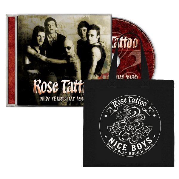Rose Tattoo - New Year's Day 1980 (CD + Tote Bag Bundle)