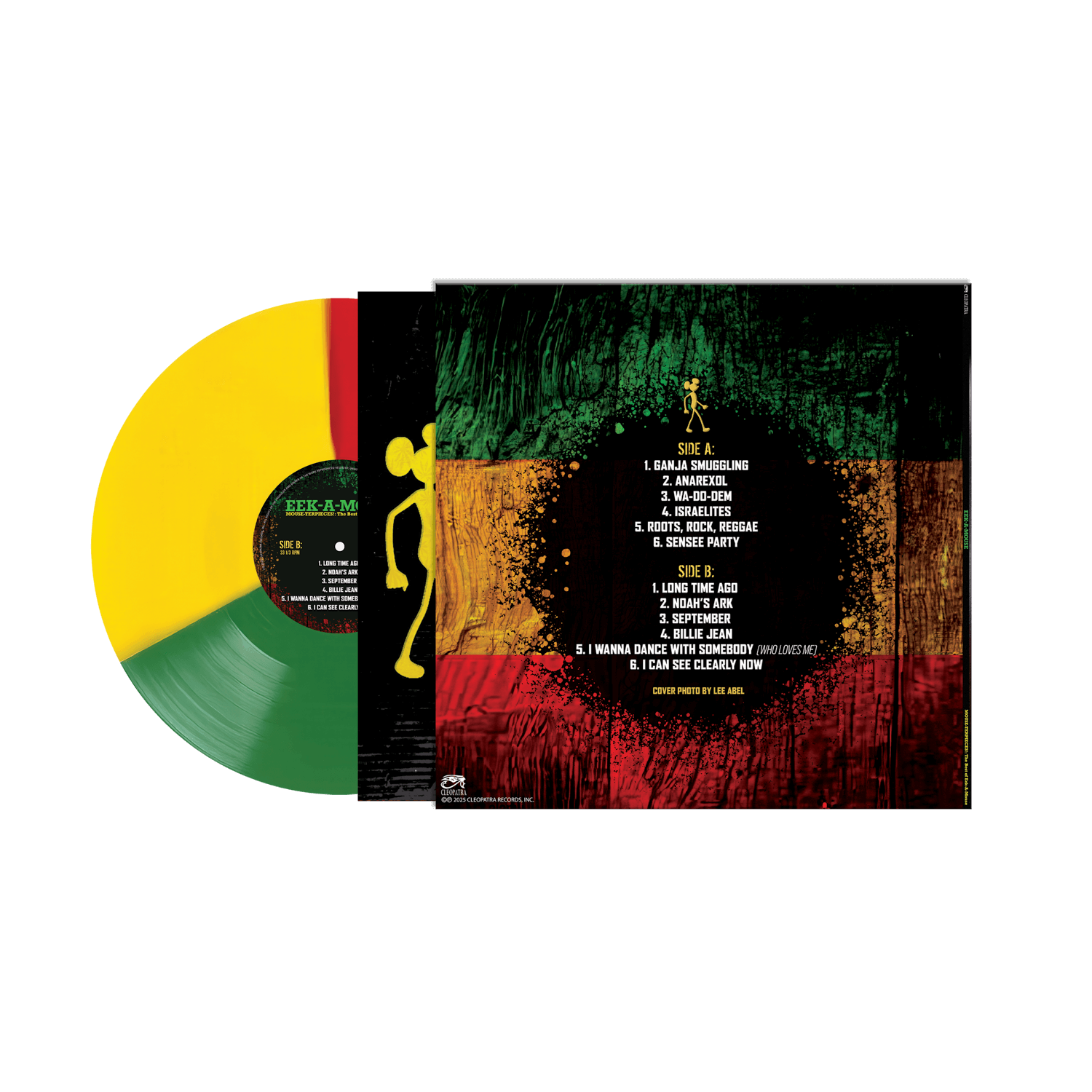 Eek-A-Mouse - Mouse-Terpieces: The Best of Eek-A-Mouse (Green/Red/Yellow Split Color Vinyl LP)