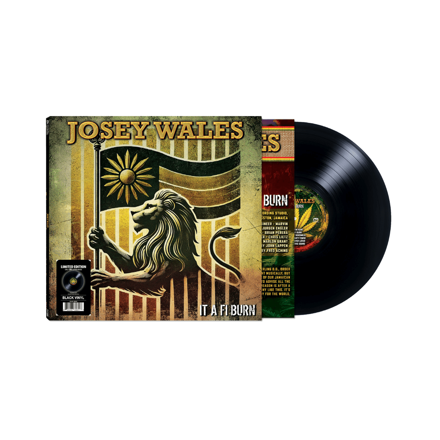 Josey Wales - It A Fi Burn (Black Vinyl LP) - Cleopatra Records
