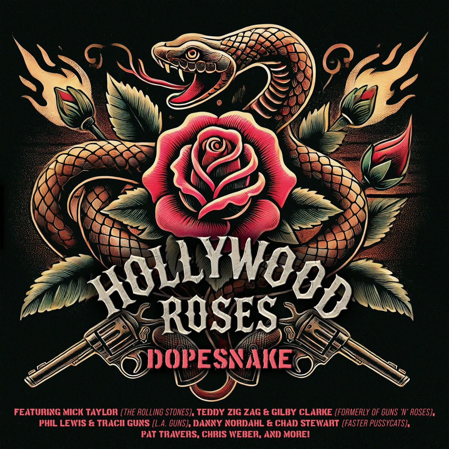 Hollywood Roses - Dopesnake (Red Vinyl LP)