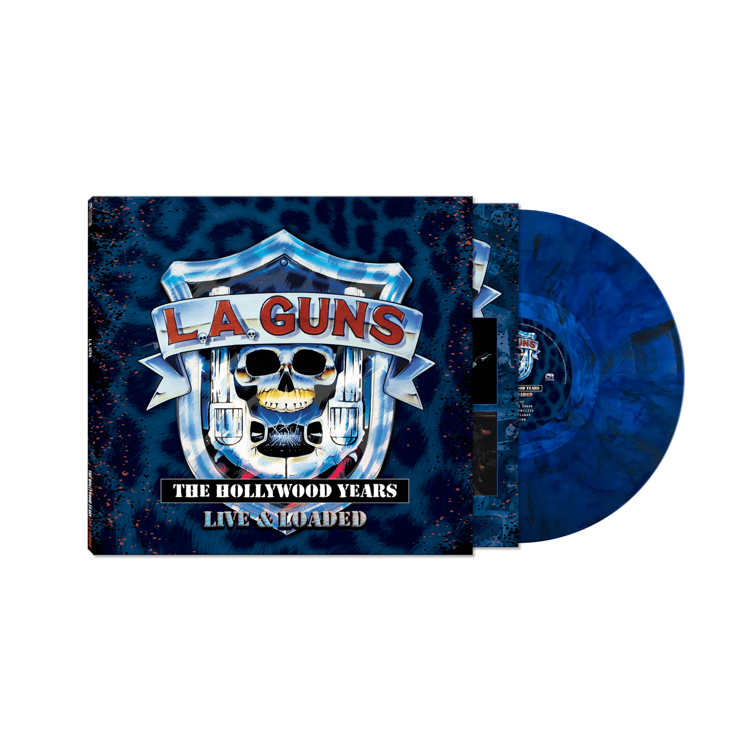 L.A. Guns - The Hollywood Years - Live & Loaded (Blue Marble Vinyl LP)