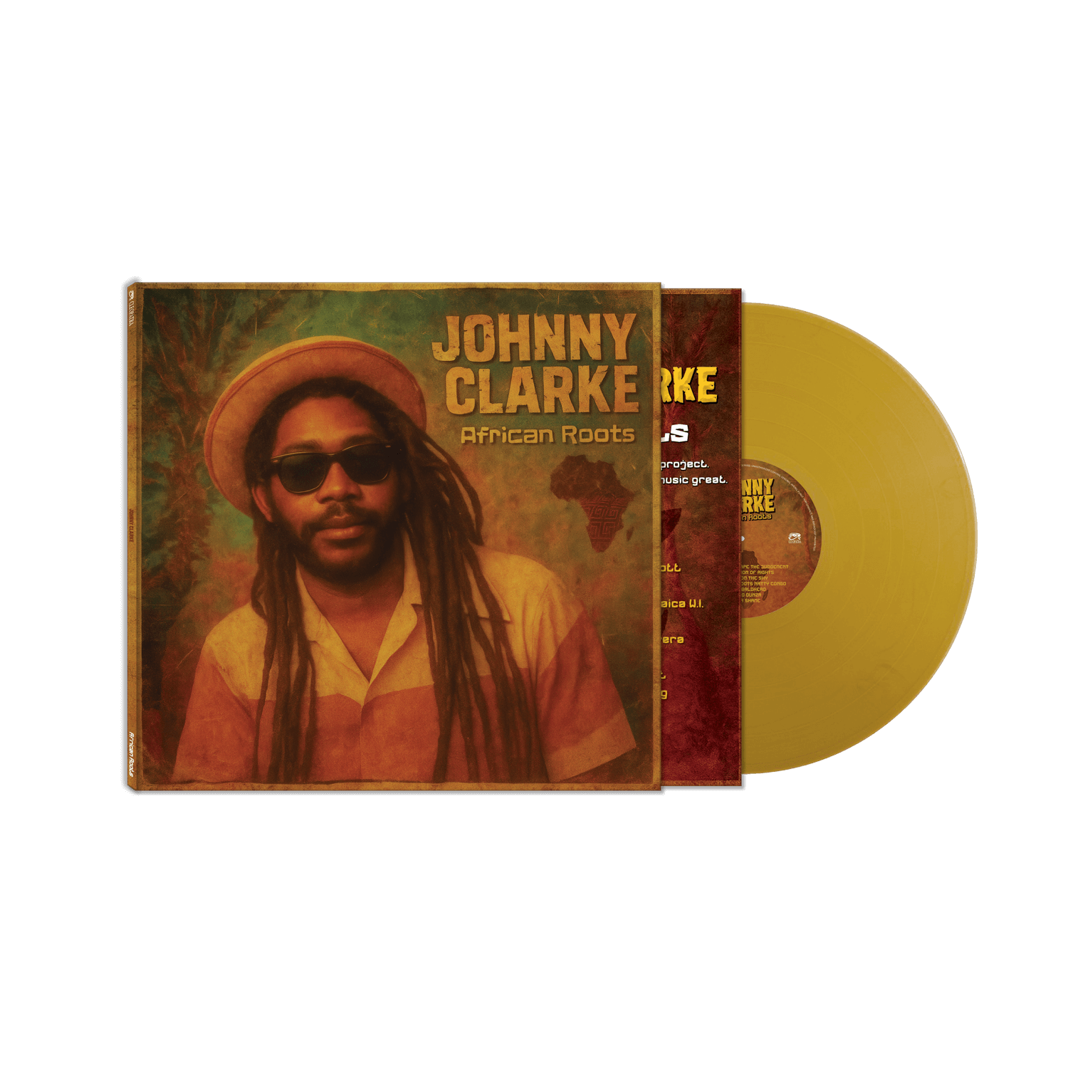 Johnny Clarke - African Roots (Gold Vinyl LP) - Cleopatra Records