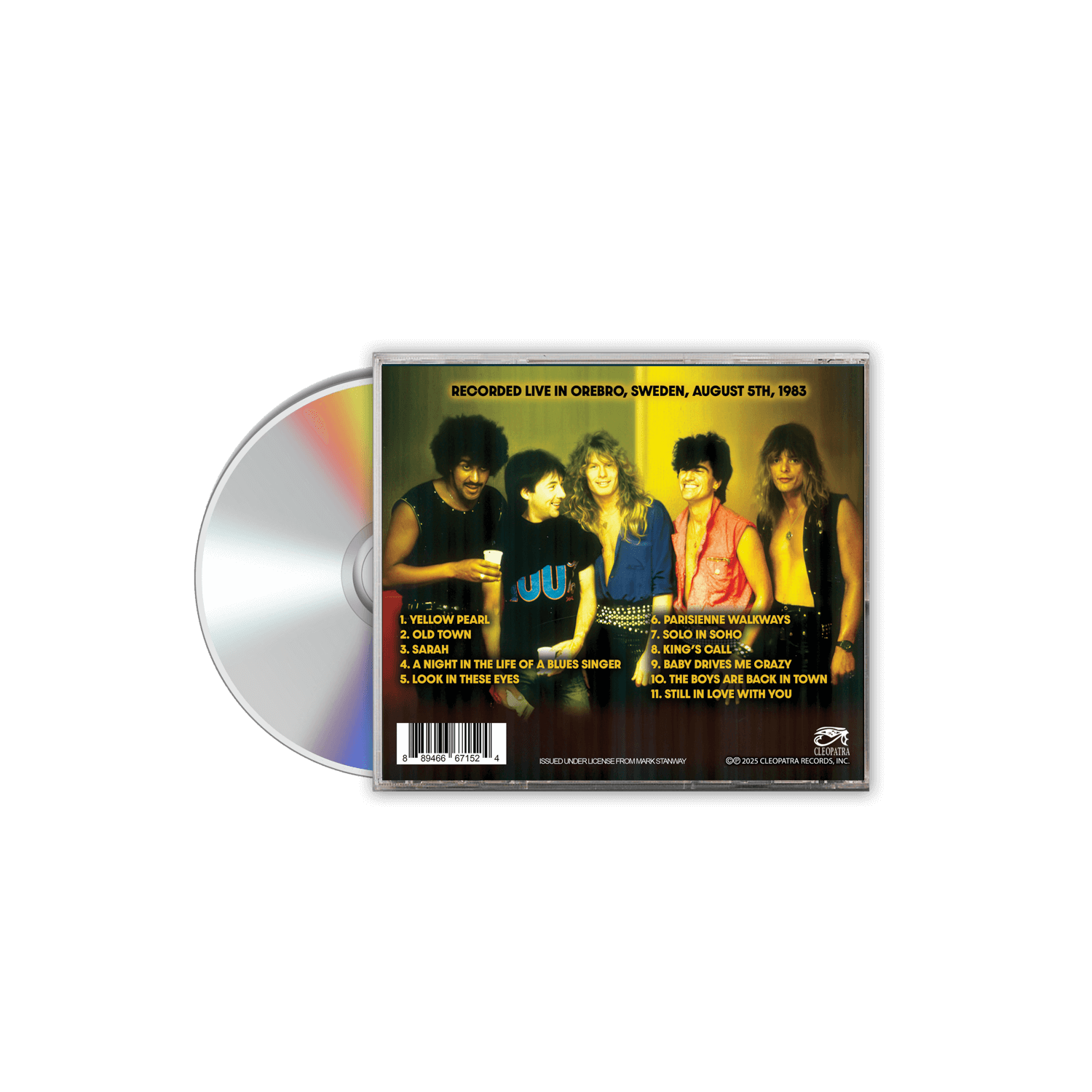 Phil Lynott's Grand Slam - Orebro 1983 (CD) - Cleopatra Records Phil Lynott's Grand Slam - Orebro 1983 (CD) - Cleopatra Records