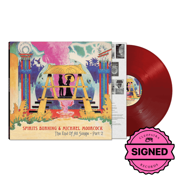 Spirits Burning & Michael Moorcock - The End Of All Songs - Part 2 (Red Vinyl LP - Signed by Michael Moorcock)