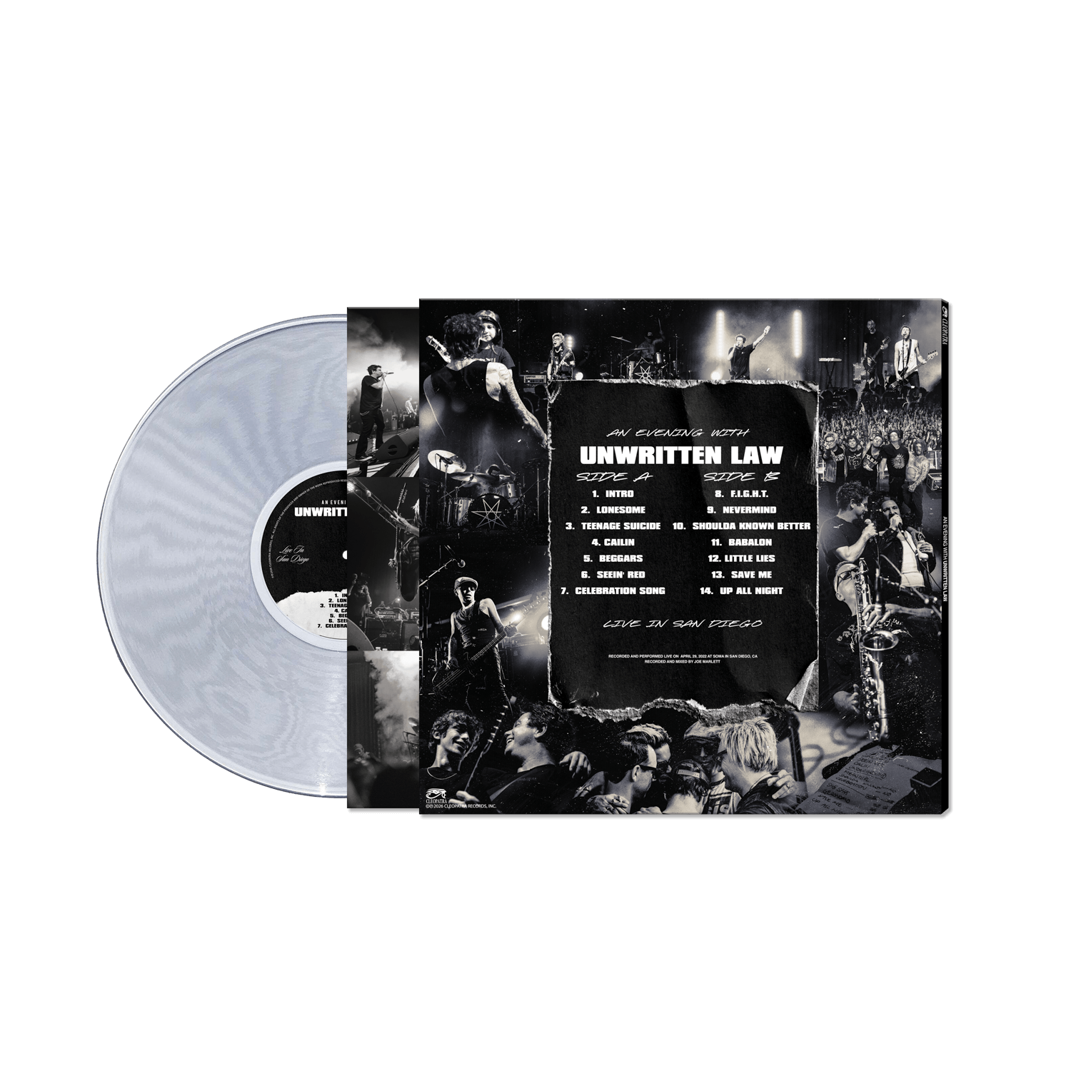 Unwritten Law - An Evening With Unwritten Law (Clear Vinyl LP)
