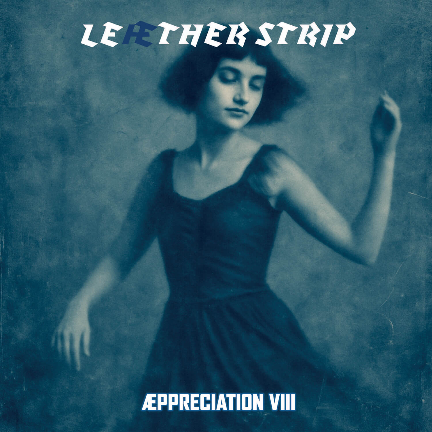 Leæther Strip - Æppreciation VIII (Blue Marble Vinyl LP) - Cleopatra Records