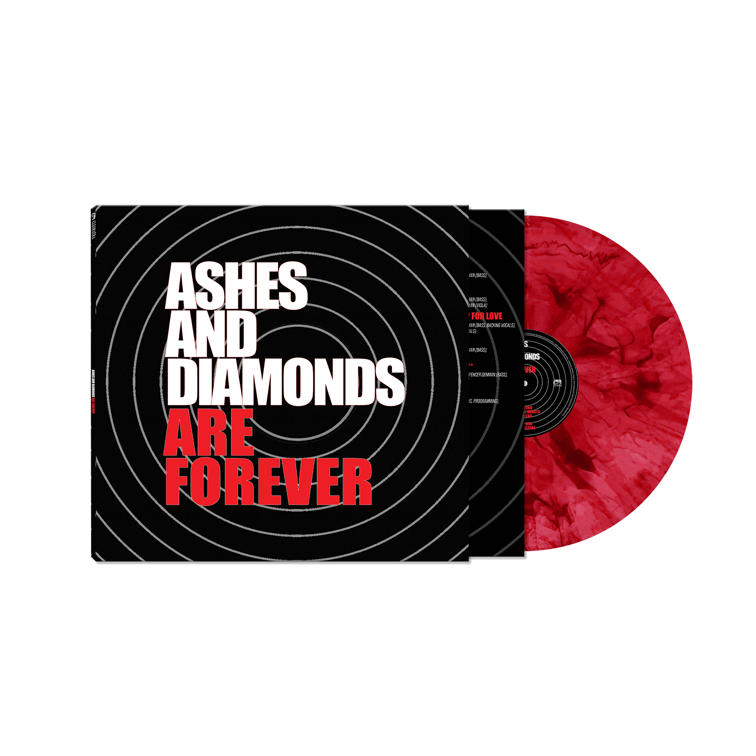 Ashes and Diamonds - Are Forever (Red Marble Vinyl LP) - Cleopatra Records