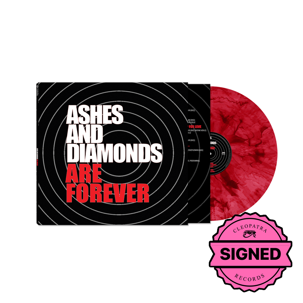 Ashes and Diamonds - Are Forever (Red Marble Vinyl LP - Signed by