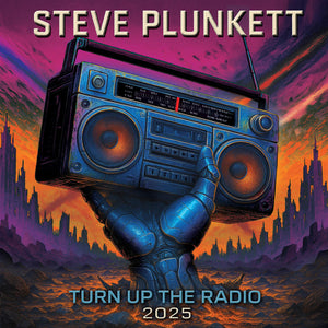 Steve Plunkett - Turn Up The Radio 2025 (Blue Vinyl LP) - Cleopatra Records