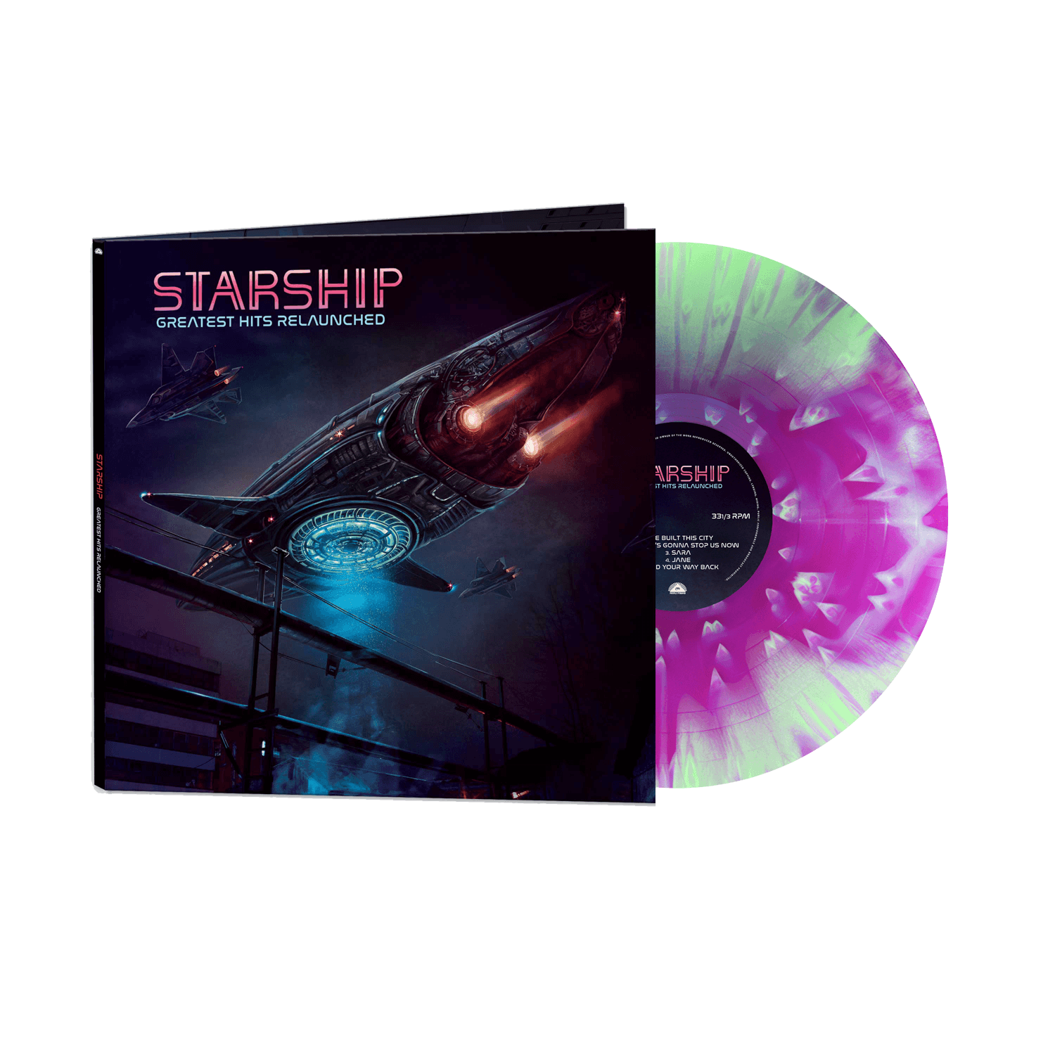 Starship - Greatest Hits Relaunched (Coke Bottle Green, Purple, Haze Splatter Vinyl LP)