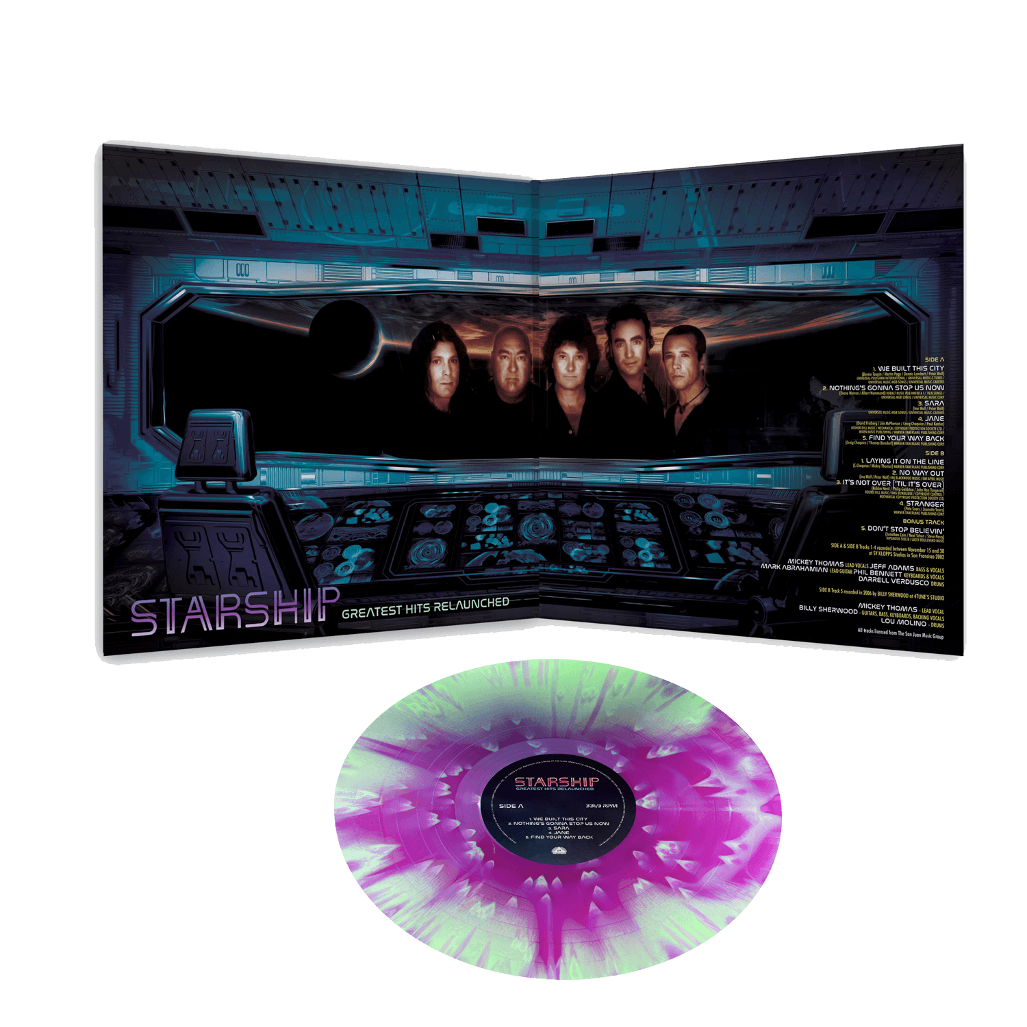 Starship - Greatest Hits Relaunched (Coke Bottle Green, Purple, Haze Splatter Vinyl LP)