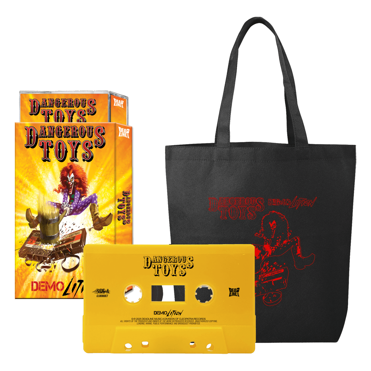 Dangerous Toys - Demolition (Cassette + Tote Bag Bundle)