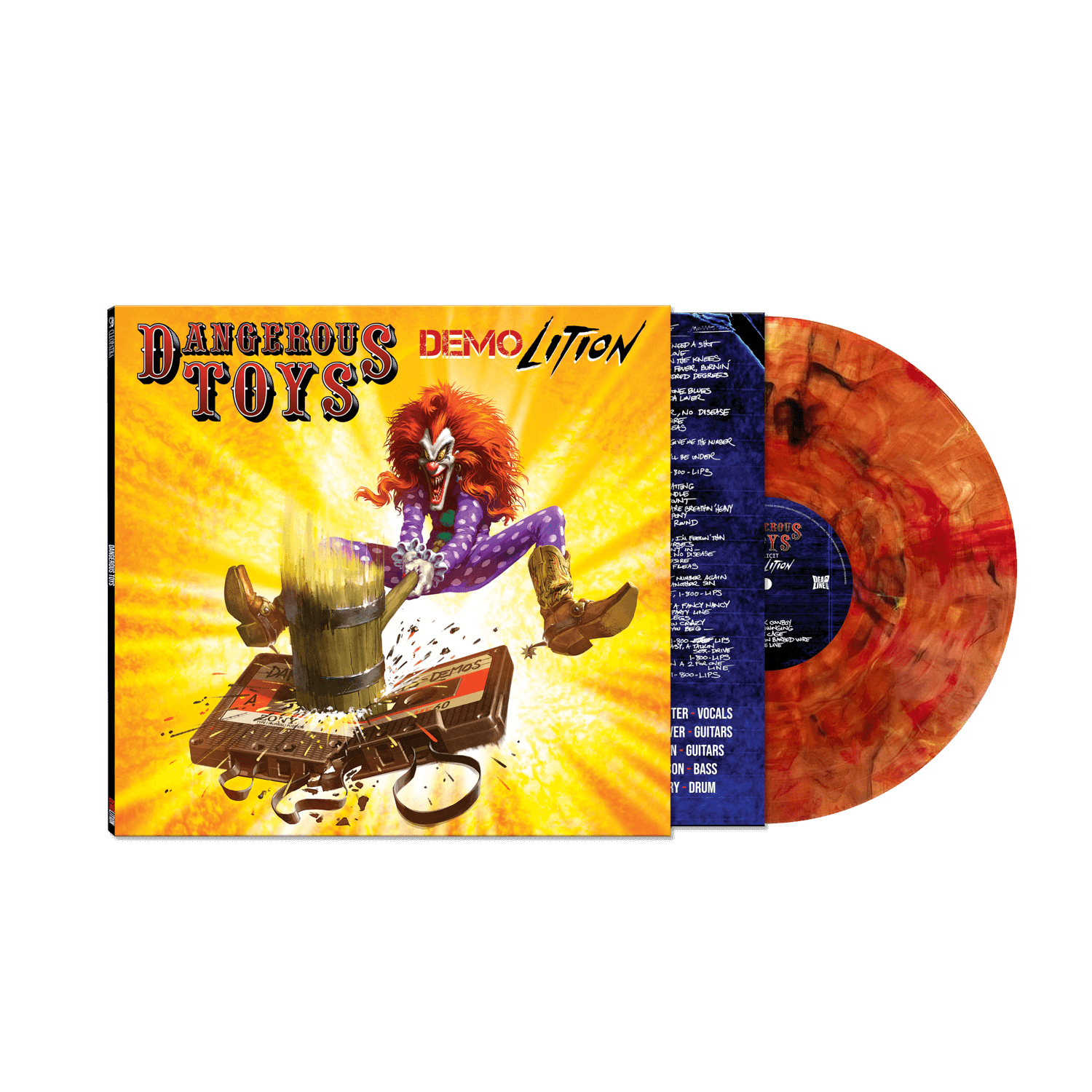 Dangerous Toys - Demolition (Orange Marble Swirl Vinyl LP)